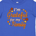 thumbnail image 4 of Inktastic I'm Grateful for my Family in Orange with Fall Leaves Boys or Girls Baby T-Shirt, 4 of 5