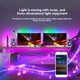 thumbnail image 3 of Controlador LED WS2811 WS2812B con Bluetooth, Control Remoto de Música de 28 Teclas para Tiras de Luz RGB Direccionables Individuales, USB de 5 V, 3 of 5