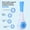 Blue, variant on Adjustable Respiratory Muscle Training Device for Lung Strengthening, Home Breathing Exercise Tool for Athletes & Seniors