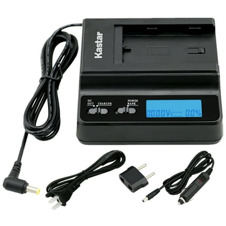 Kastar BP-U60 / BP-U66 LCD Multifunction Fast Charger Compatible with Sony PXW-FS7M2 PXW-FS7M2K PXW-FX6 PXW-FX9 XDCAM PXW-FX9K PXW-X160 PXW-X180 PXW-X200 PXW-Z450 PXW-Z190 Camera