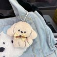 thumbnail image 7 of KUFptva Dog Shaped Plush Keyring Soft Stuffed Animal Keychain Accessory Bag Decoration for Everyday Use Children Birthday, 7 of 7