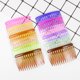 thumbnail image 2 of Lurrose 12pcs Plastic Hair Combs Single Row Hair Clip Combs Wave Design Side Combs Hair Accessories for Women Ladies (Mixed Color), 2 of 6