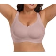 thumbnail image 6 of Qylux Womens Wireless Jelly Bra Plus Size Supportive Seamless Bras Full Coverage Push Up Comfortable No Underwire Tshirt Bras, 6 of 12