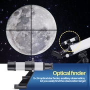 BNISE Telescope 70mm Aperture 400mm - Astronomical Telescope for Kids Beginners Adults Refracting Portable Travel Telescopes with Tripod Phone Adapter Carrying Bag