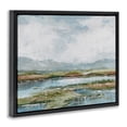 thumbnail image 4 of Stupell Industries Modern Paint Landscape Landscape Painting Black Floater Framed Art Print Wall Art, 21 x 17, 4 of 10