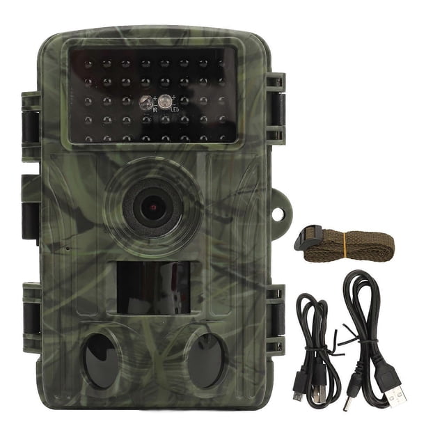 Trail Camera 2 MP 2.7K Motion Detection 0.3s Trigger Speed LED Illuminators Night Vision IP66 120° PIR Detection Game Camera for Home