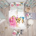 thumbnail image 2 of Designart 'Bridge and Groom Dog Illustration' Modern & Contemporary Duvet Cover Set, 2 of 2