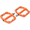 Orange, variant on Mosiee Nylon Mountain Bike Pedals Non Slip Wide Bearing Cycling Pedals for Mtb Orange