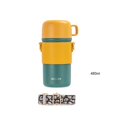 thumbnail image 2 of Advancent Frascos de vacío de 480ml, botella de agua térmica portátil para interiores y exteriores, jarra de taza de café con bebida de leche Teteras Verde, 2 of 6