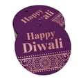thumbnail image 1 of Inkdotpot Pack Of 50 Happy Diwali Favor Paper Tags Craft Real Rose Gold Foil Hang Tags, 1 of 1