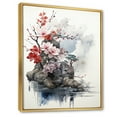 thumbnail image 2 of Designart "Fantasy Sumi Asian Painting III" Asian Floater Framed Canvas Print, 2 of 7