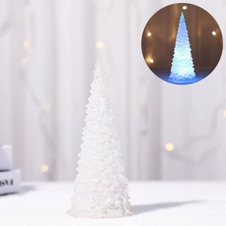 

Christmas Decorations Clearance 1 Piece Christmas Tree Colorful Led Acrylic Night Light Christmas Decoration 21Cm