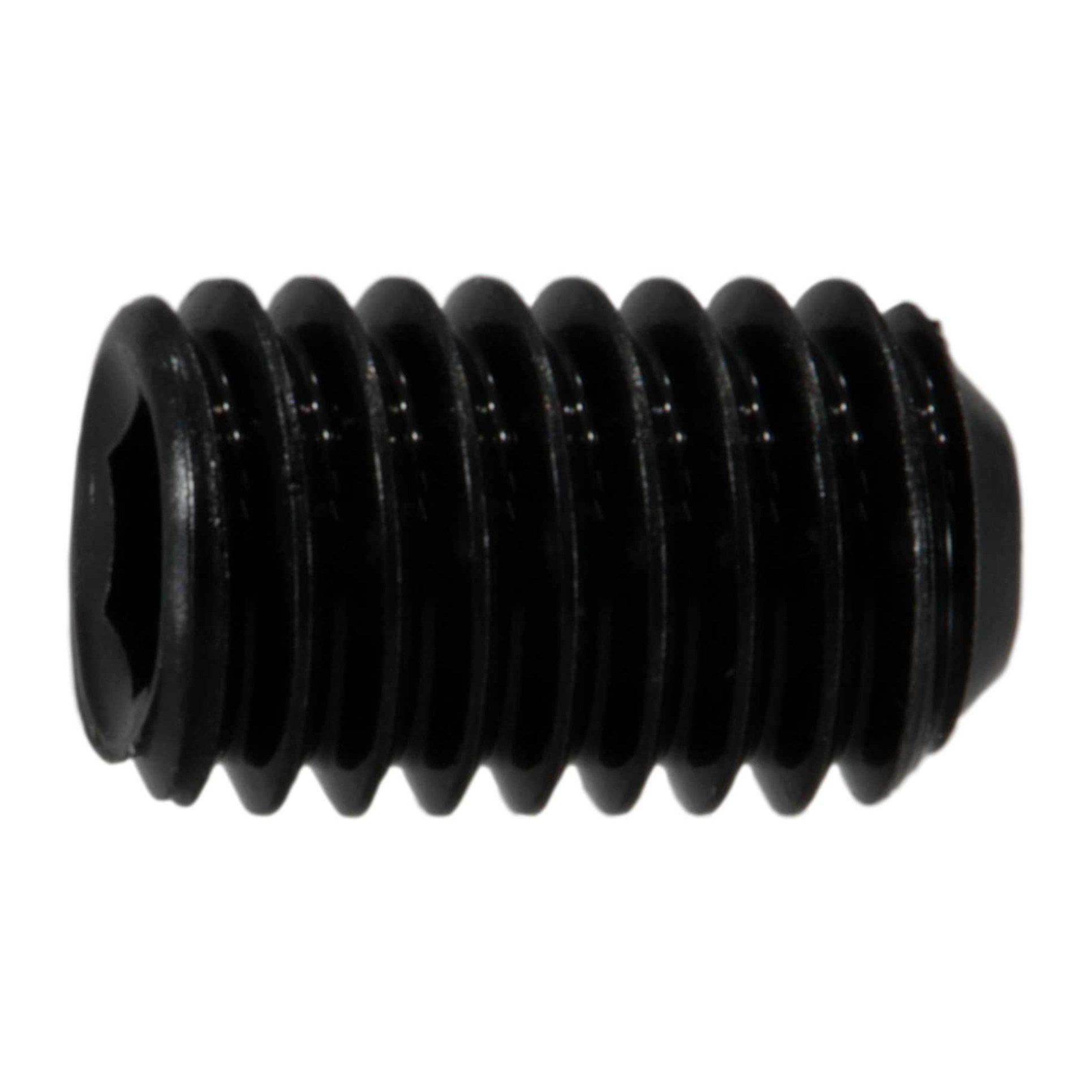 Black Alloy Steel #8-36 x 3/16" Socket SET / GRUB SCREWS Cup Point Qty 20 