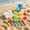 A, variant on Kids Beach Sand Toy Set, Cartoon Crab Sand Sifter Shovel Rake Sea Animal Molds Water Hourglass Summer Outdoor Play Kit