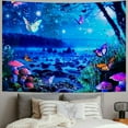 thumbnail image 2 of PRATYUS  Fantasy Forest Tapestry Aesthetic Moon Tapestry Butterfly Tapestries Galaxy Space Tapestry Wall Hanging for Bedroom Living Room  60x50inch, 2 of 6