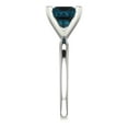 thumbnail image 3 of 2 ct Princess Cut Natural London Blue Topaz Solitaire 18K White Gold Womens Engagement Ring, 3 of 5