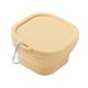 thumbnail image 4 of Tazón plegable Recipiente de almacenamiento de alimentos portátiles para la mochila para estudiantes de cocina Amarillo, 4 of 8