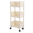 thumbnail image 1 of Large Capacity Rolling Storage Organizer with Lockable Wheels, Multipurpose Utility Cart, 1 of 8