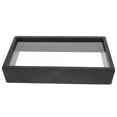 thumbnail image 2 of QSTDGVPW Shadow Box Tickets Art Badges with Glass Cover Bouquet Wood Gift Display Case black, 2 of 9