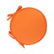 thumbnail image 1 of Wosthever Cojín de algodón para silla de bistró con lazos: para máxima comodidad y estilo Cojín para silla de bistró Decoración del hogar naranja rojizo, 1 of 6