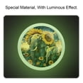 thumbnail image 2 of PhooArto Elephants Sunflower Field Painting 4 PCS Crystal Glass Cabinet Knobs, Drawer Kitchen Cabinets Dresser Cupboard Wardrobe Pulls Handle - Glowing in the Dark, 2 of 7