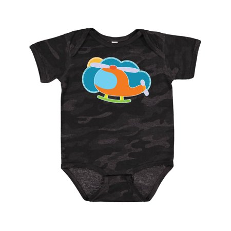 

Inktastic Helicopter For Boys Gift Baby Boy Bodysuit