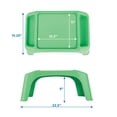 thumbnail image 6 of LapGear Turtle Table Kids Flexible Seating Lap Desk Tray, Green, 8-Pack, 6 of 9