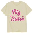 thumbnail image 4 of ibiyuan Big Sister Shirt for Baby Girls Promoted To Girls Outfit Embroidered T-Shirt Baby Announcement Casual Short Sleeve Girls Shirts Size 6 Big Sister Gift Tees Toddler Girl Tops, 4 of 4