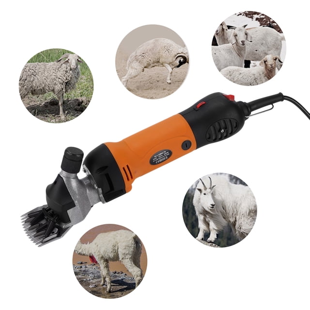 Tijeras eléctricas para ovejas 6 velocidades ajustables Rápido Preciso 2500 rpm Cortadora de ovejas Cabezal de corte de acero al carbono Diseño de filtro Recortadora de corte ANGGREK Otros