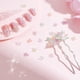 thumbnail image 5 of 100 piezas de dijes de mariposa de cristal para uñas, 5 colores, 3D, brillantes, suministros para decoración de uñas, cuentas brillantes de mariposa transparentes, 5 of 6