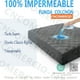 thumbnail image 4 of Amorosa Protector de Colchón Impermeable Transpirable, Cubre Colchón Lavable a Máquina, Queen Gris 150*190*45CM, 4 of 6