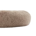 thumbnail image 4 of 20" Small Round Calming Cozy Warming Shaggy Faux Fur Donut Pet Bed - Taupe, 4 of 7