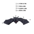 thumbnail image 3 of OAVQHLG3B Halloween Hanging Bats, Rubber Bats, Realistic Looking Spooky Bats, Flying Bats Halloween Decoration, 3 of 5