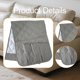 thumbnail image 4 of Organizador de reposabrazos para sofá, bolsa ahorradora de espacio, control remoto plegable Gris, 4 of 4