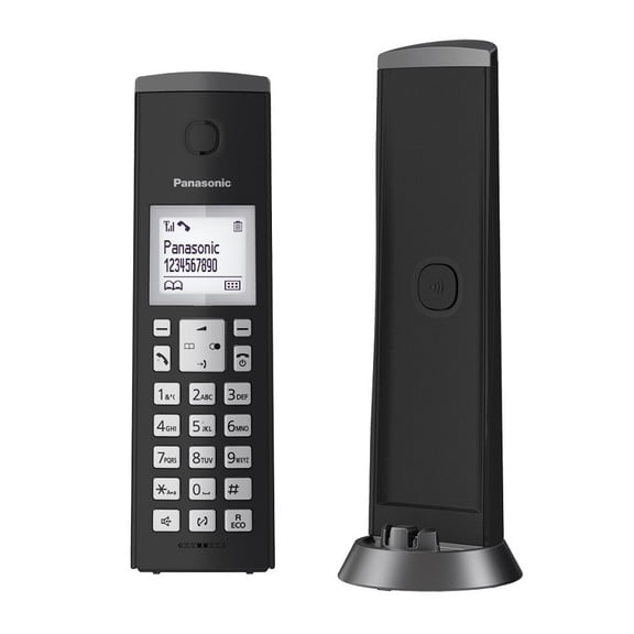 Teléfono inalámbrico Panasonic Negro 1.9Ghz KX-TGK210 KX-TGK210 Negro Panasonic Teléfono KX-TGK210MEB Panasonic