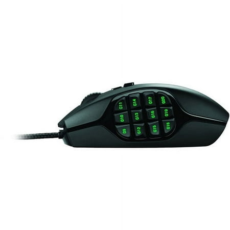 Logitech - G600 MMO Wired Optical Gaming Mouse - Black