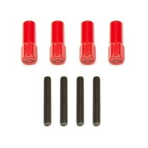 Proform 141-602, Mini Valve Cover Nuts Red Bowtie Emblem Performance Racing
