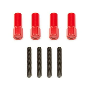 Proform 141-602, Mini Valve Cover Nuts Red Bowtie Emblem Performance Racing