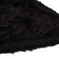 thumbnail image 5 of 5' x 7' Black Shag Sheepskin Washable Area Rug, 5 of 12