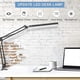 thumbnail image 4 of Led Desk Lamp With Clamp, Swing Arm Desk Lamp,Adjustable Desk Light Eye-care Table Light,3 Color, 4 of 5