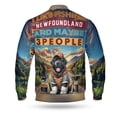thumbnail image 2 of I Like Fishing, and my Newfoundland, and Maybe 3 People. Happy Father's Day All Over Print 3D Baseball Jacket Newfie Dog Lover Gifts Bomber Jacket Softball - 00004, 2 of 6