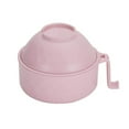 thumbnail image 4 of facefd Instant Noodle Bowls Set Home Use Exquisite Adults Children Solid Color Drainage Tableware Soup Bowl Dinnerware Holder Pink, 4 of 5