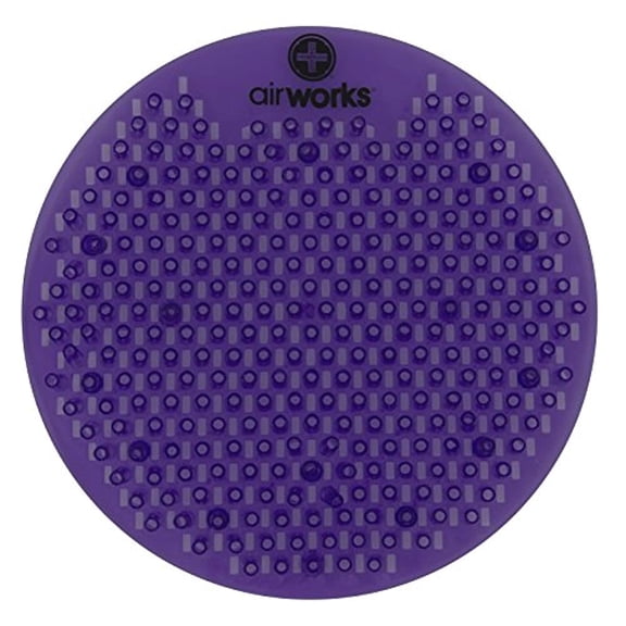 AirWorks AWSFUS234 BX Splash Free Urinal Screen Vineyard 0 22 lb 8 Height 6 Width Purple Pack of 10