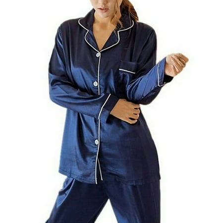 

Women Satin plump Lingerie Nightwear Pajamas Loungewear Underwear Sleepwear Suit