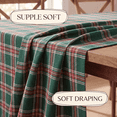 thumbnail image 6 of Sm:)e Green Royal Stewart Tartan Plaid Tablecloth, Rectangle 55x84 Inch, Machine Washable Classic Check Table Cover for Christmas Dinner/Party Decoration/Holiday, 6 of 7