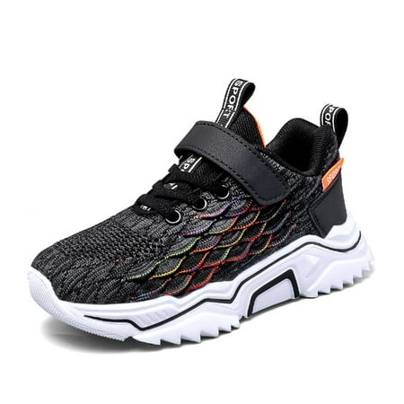 

Engtoy Boys Girls Mesh Sneaker Lightweight Breathable Walking Shoes Non Slip Wear Resistant Running Shoes