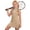 Khaki, variant on VBEWZET Half Zip Stand Collar Athletic Dresses for Girls, Sleeveless A-Line Summer Dress for Girls Training Sport Girl Dress Khaki 6-7 Years