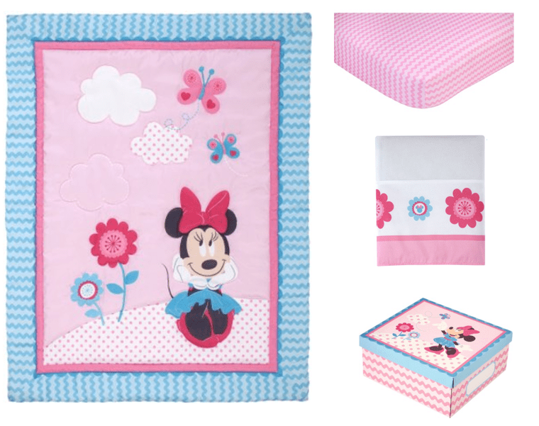 minnie mouse crib bedding set