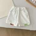 thumbnail image 2 of Kovlvoll Baby Boys Clothes Toddler Shorts with Pockets Casual Wide Leg Elastic Waist Casual Comfy Loose Short Pants, 2 of 3
