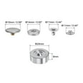 thumbnail image 2 of Snap Fasteners Kit with Base & Storage Box for Clothing Silver Tone, 12 Sets, 2 of 6